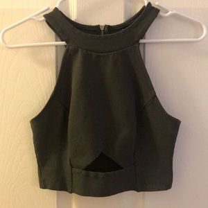 Windsor Cut-Out Crop Top